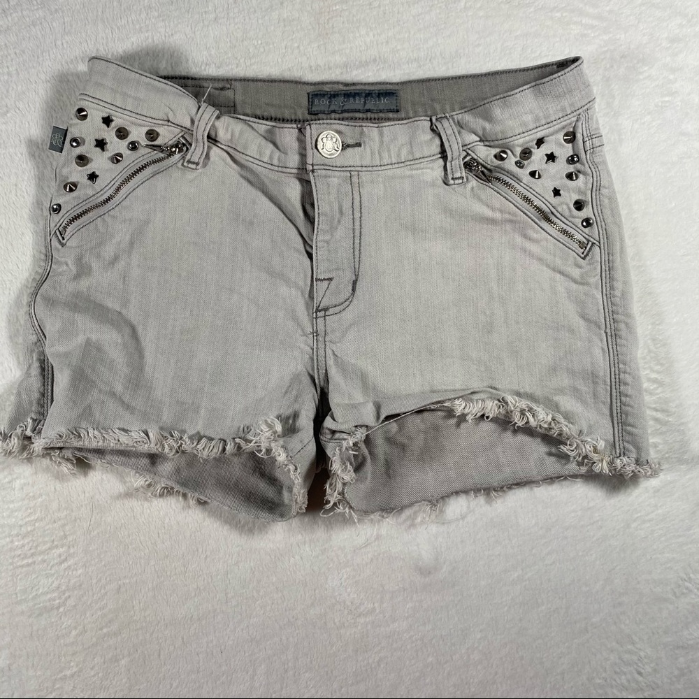 GUC Rock & Republic White Jean Shorts